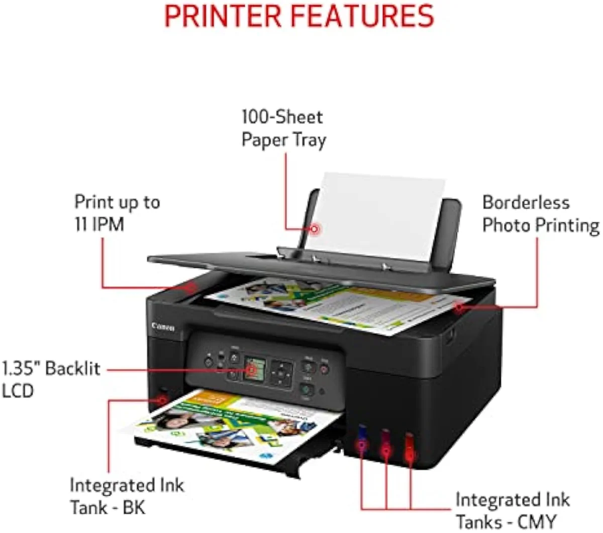 Canon MegaTank G3270 All-in-One Wireless Inkjet Printer
