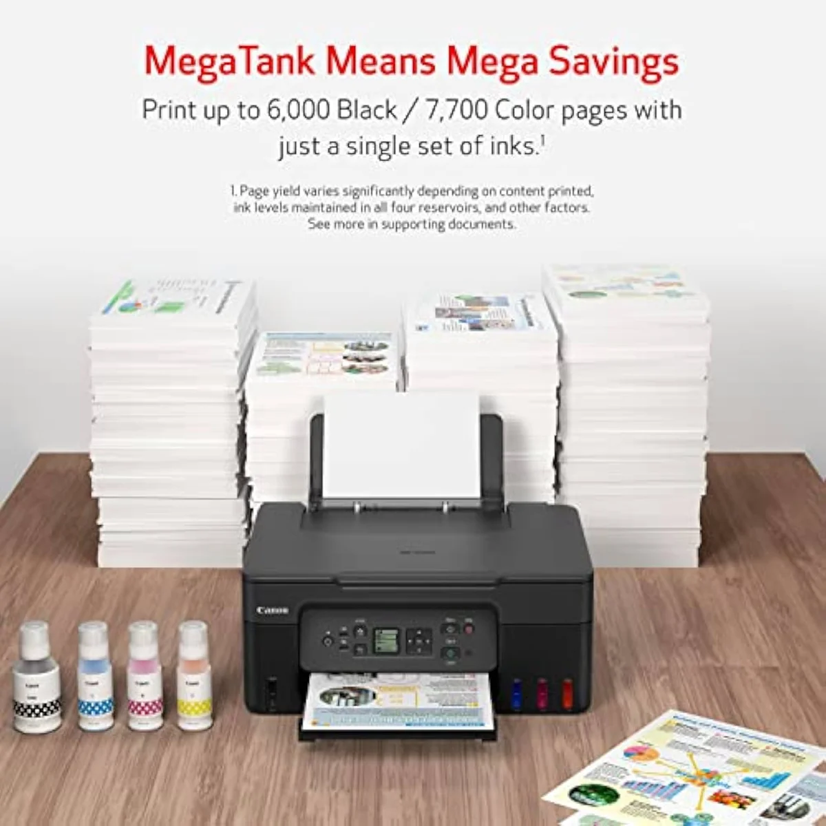 Canon MegaTank G3270 refillable supertank wireless all-in-one inkjet printer