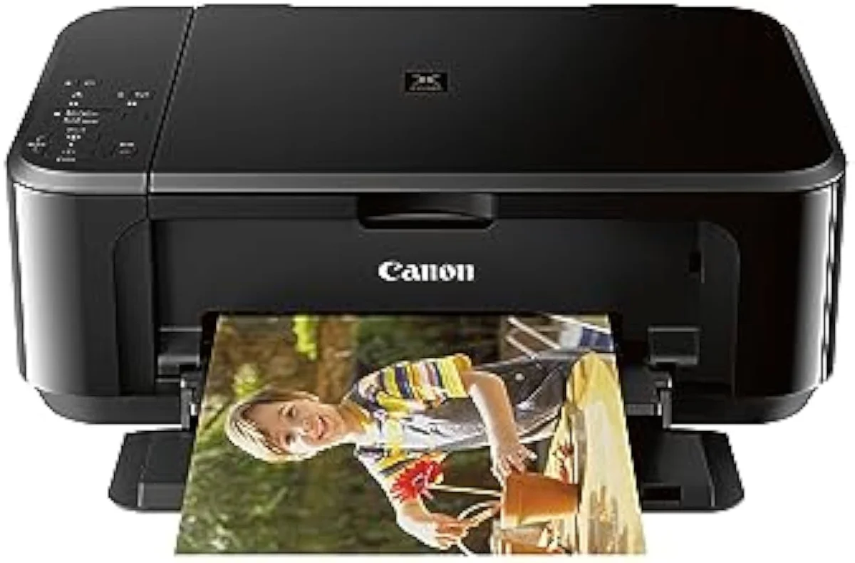 Canon PIXMA MG3620 budget wireless all-in-one inkjet printer feeding plain and light coated paper