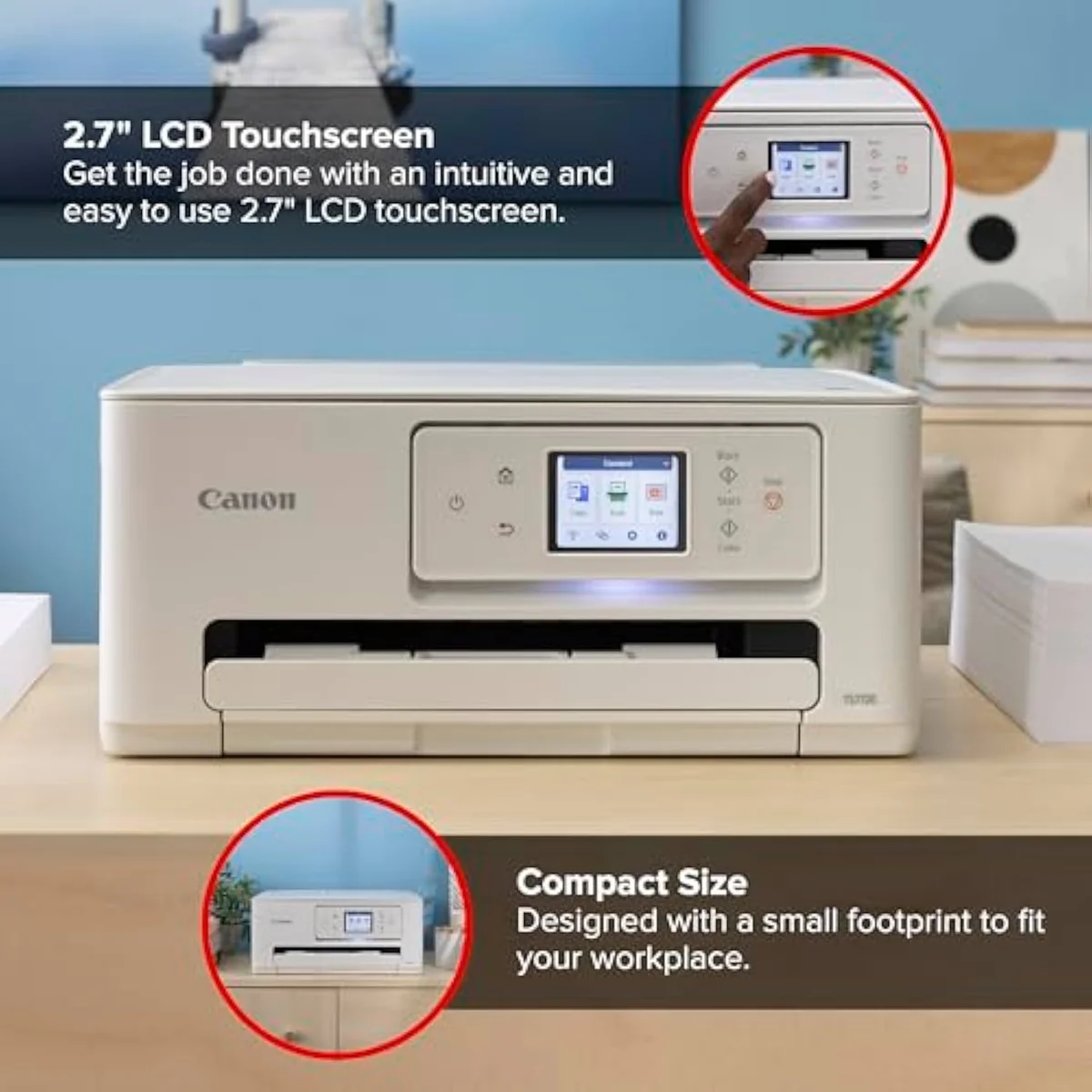 Canon PIXMA TS7720, the step-up budget Canon, front view