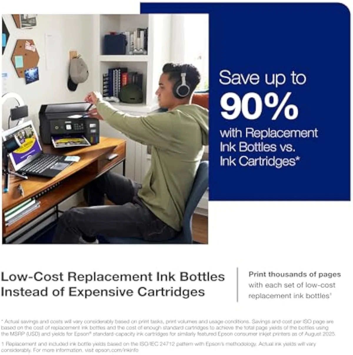 Epson EcoTank ET-2800 Wireless Color All-in-One Cartridge-Free Supertank Printer