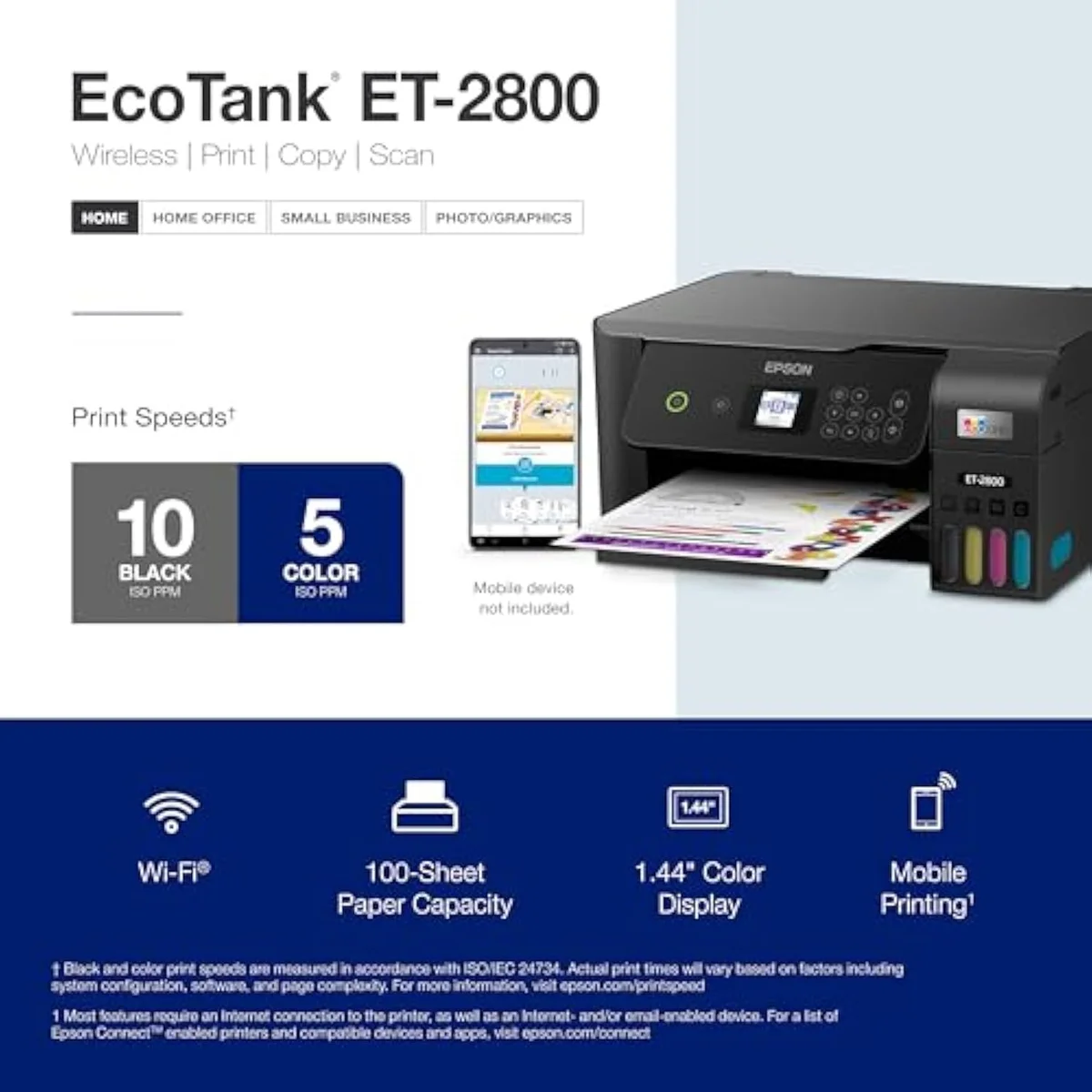 Epson EcoTank ET-2800 supertank all-in-one printer