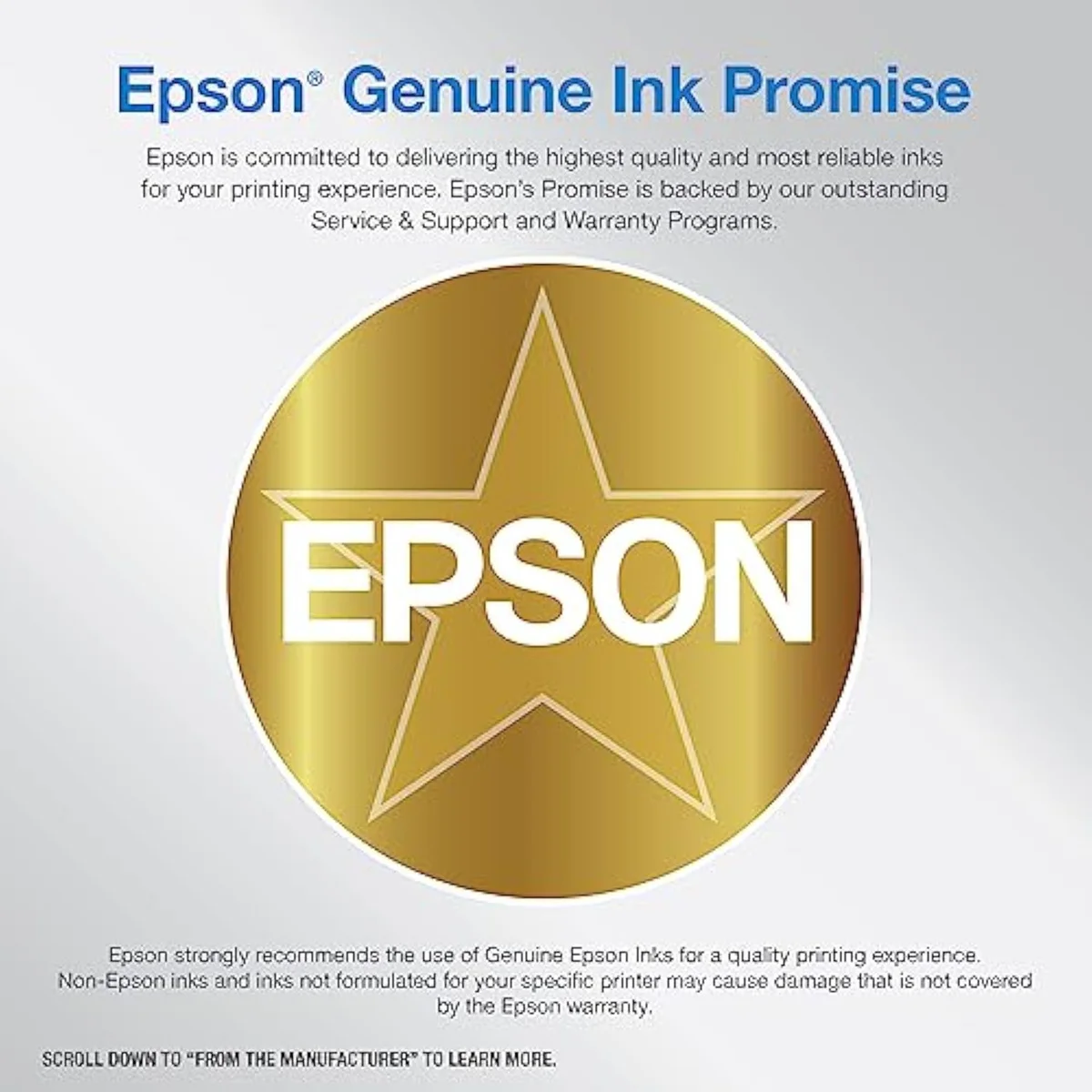 Epson EcoTank ET-2850 wireless cartridge-free supertank printer with its color LCD, front view