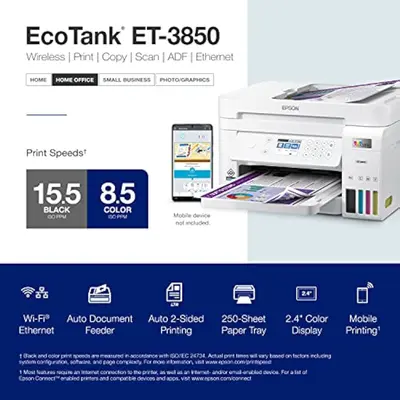 Epson EcoTank ET-3850 - view 3