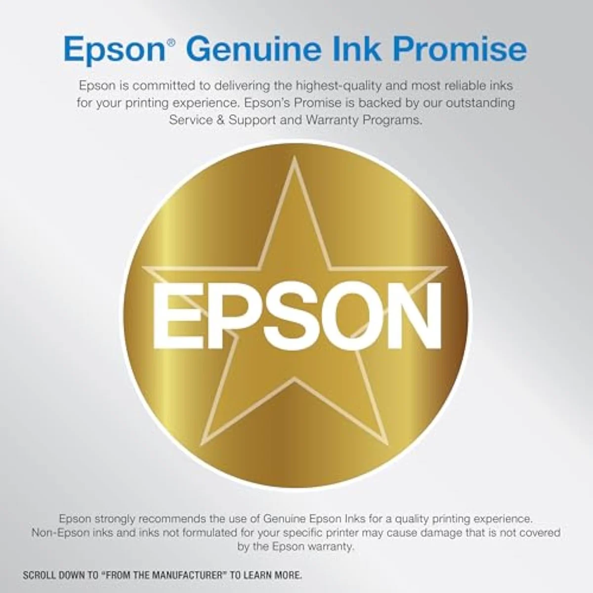 Epson EcoTank ET-4850 shown at a three-quarter angle with the tank reservoirs visible