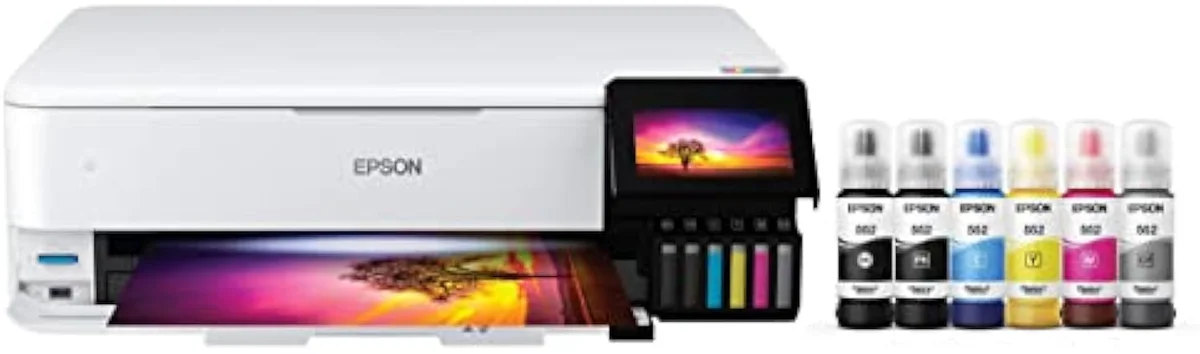 Epson EcoTank Photo ET-8550 wide-format six-ink supertank wireless all-in-one inkjet printer