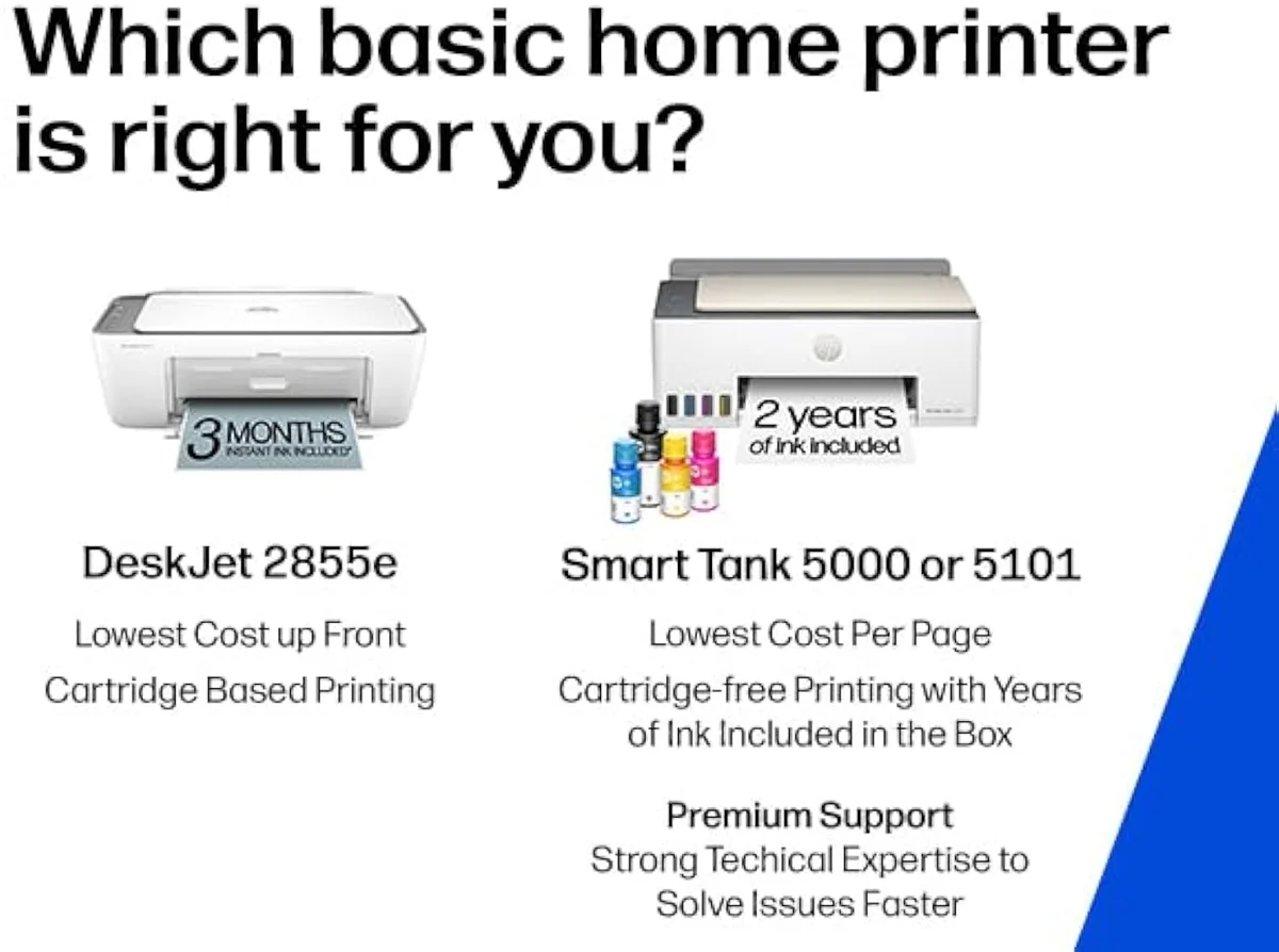 HP DeskJet 2855e Wireless All-in-One Color Inkjet Printer — runner-up pick