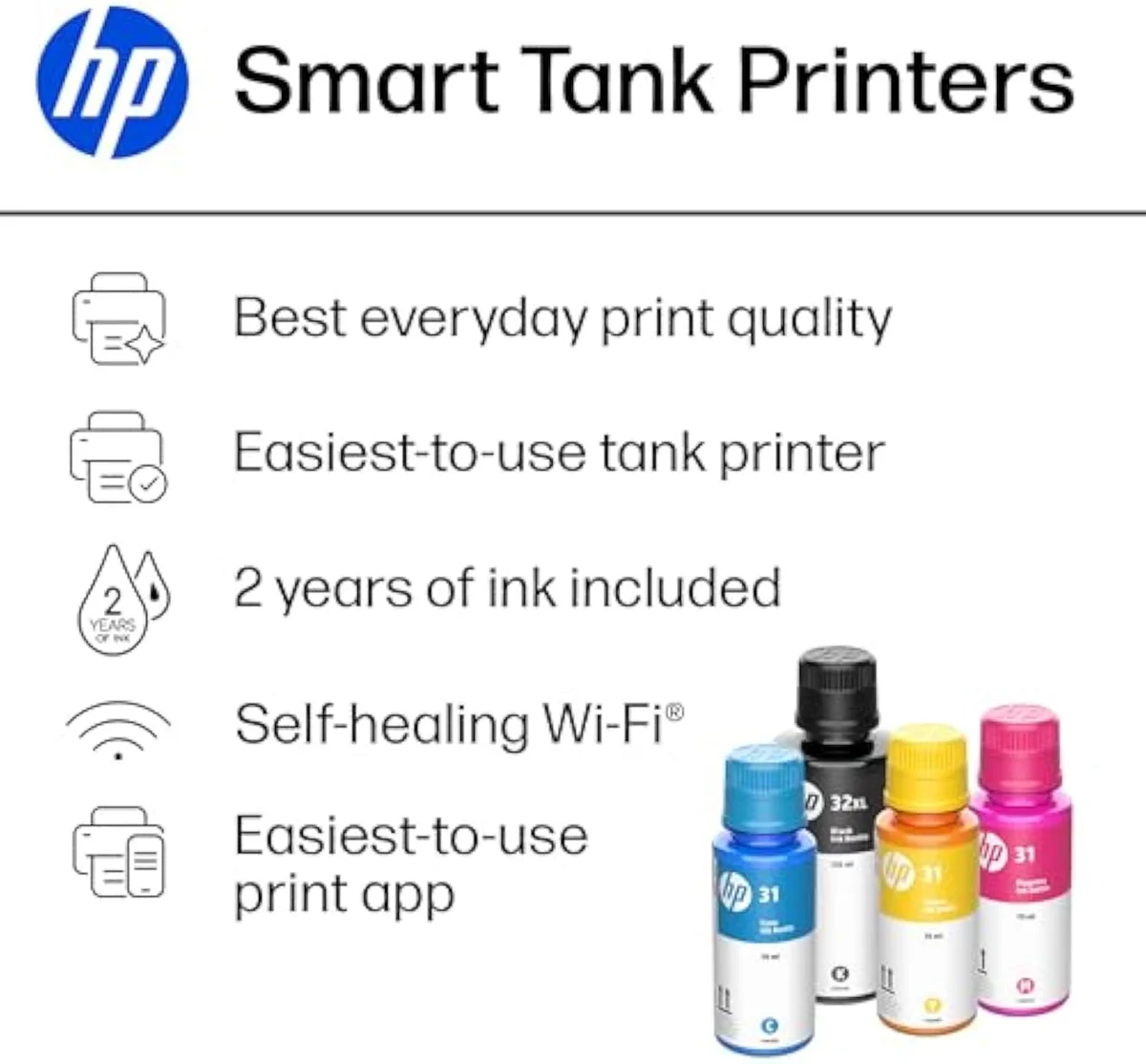HP Smart Tank 6001 Wireless All-in-One Ink Tank Printer