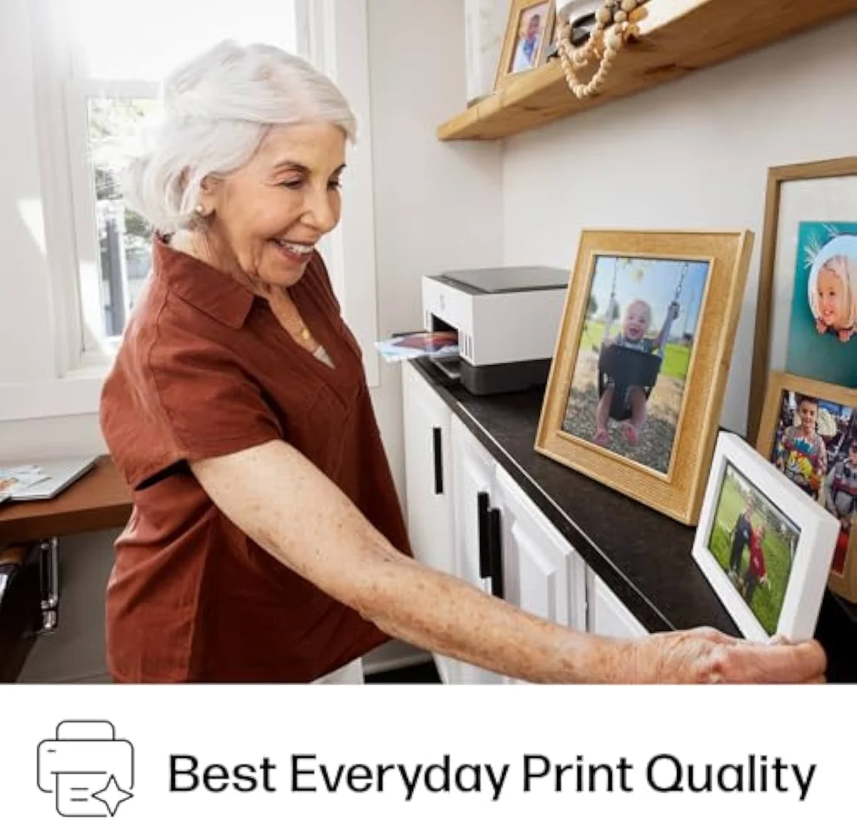 HP Smart Tank 6001 bottle-fed refillable supertank all-in-one printer, front view